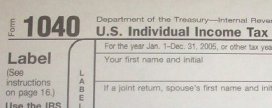 A 1040 form is for tribute paid to Britain. (IRS Publication 6209