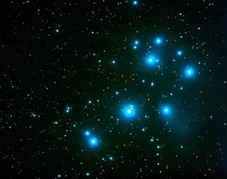 The descent of the Hopi from the Blue Star of a constellation called the Seven Sisters (Pleiades)